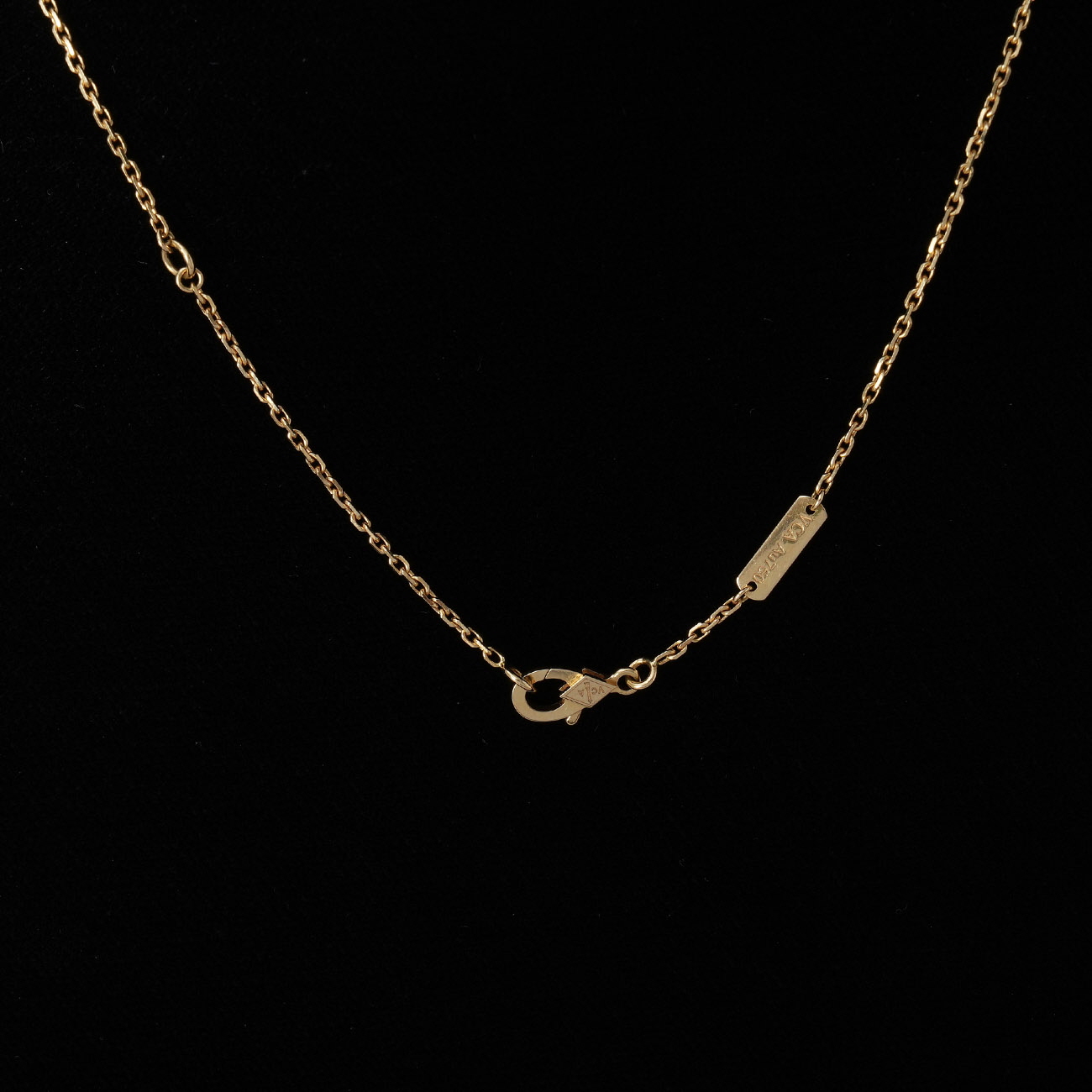 Van Cleef & Arpels(USED)반클리프앤아펠 빈티지 알함브라 네크리스 오닉스